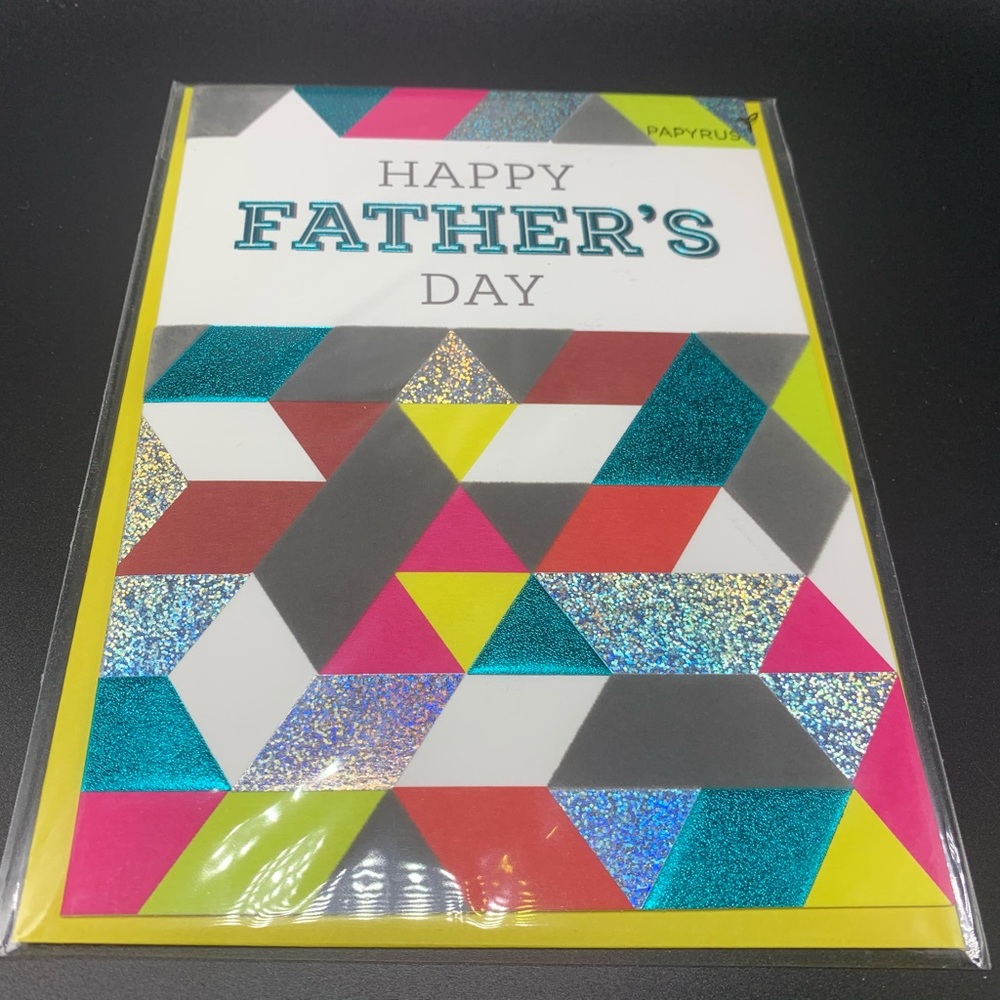 ⚡️5/$30⚡️Papyrus geometric Father’s Day card
